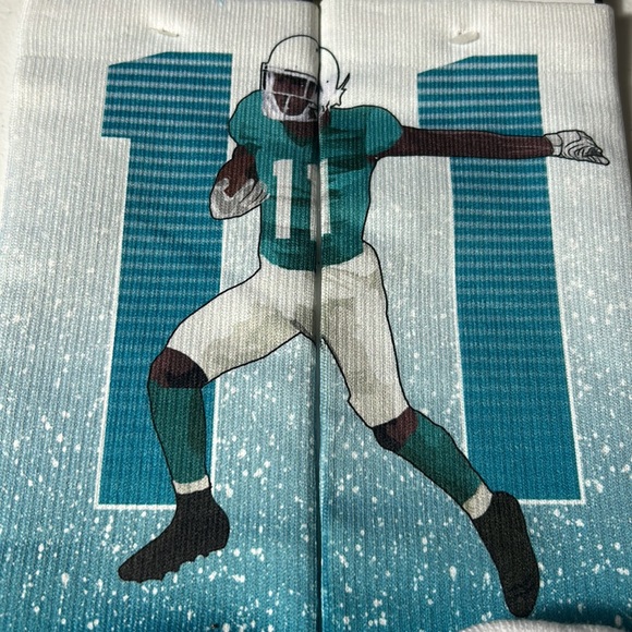 NFL Miami Dolphins Devante Parker Socks- M/L - Picture 7 of 8